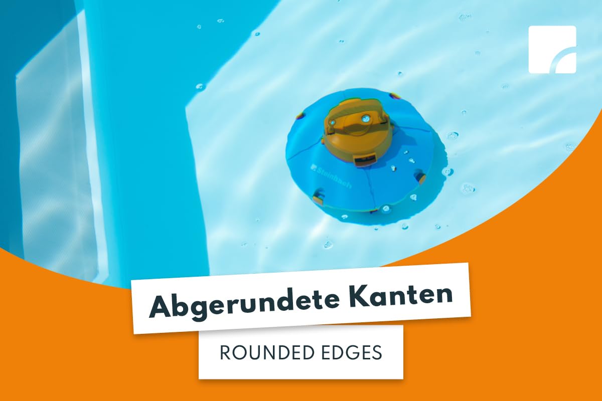 Steinbach Poolrunner Basic 2.0, Akku Poolsauger, 60 Min, Für 10 m², Salzwasser geeignet