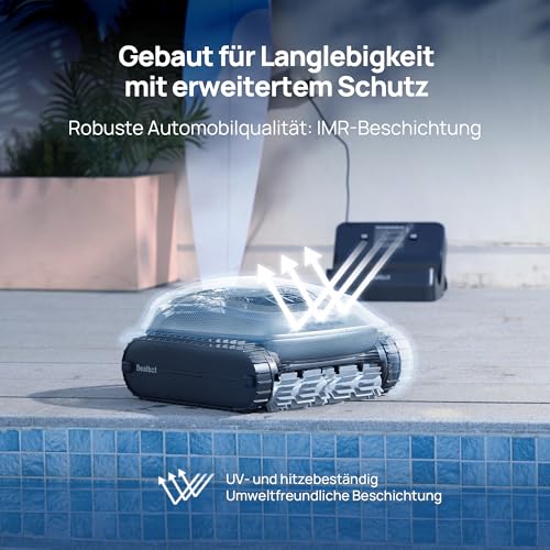 Beatbot AquaSense 2 Poolroboter, Akku, Wand- & Bodenreinigung, Bis 300 m² Pools