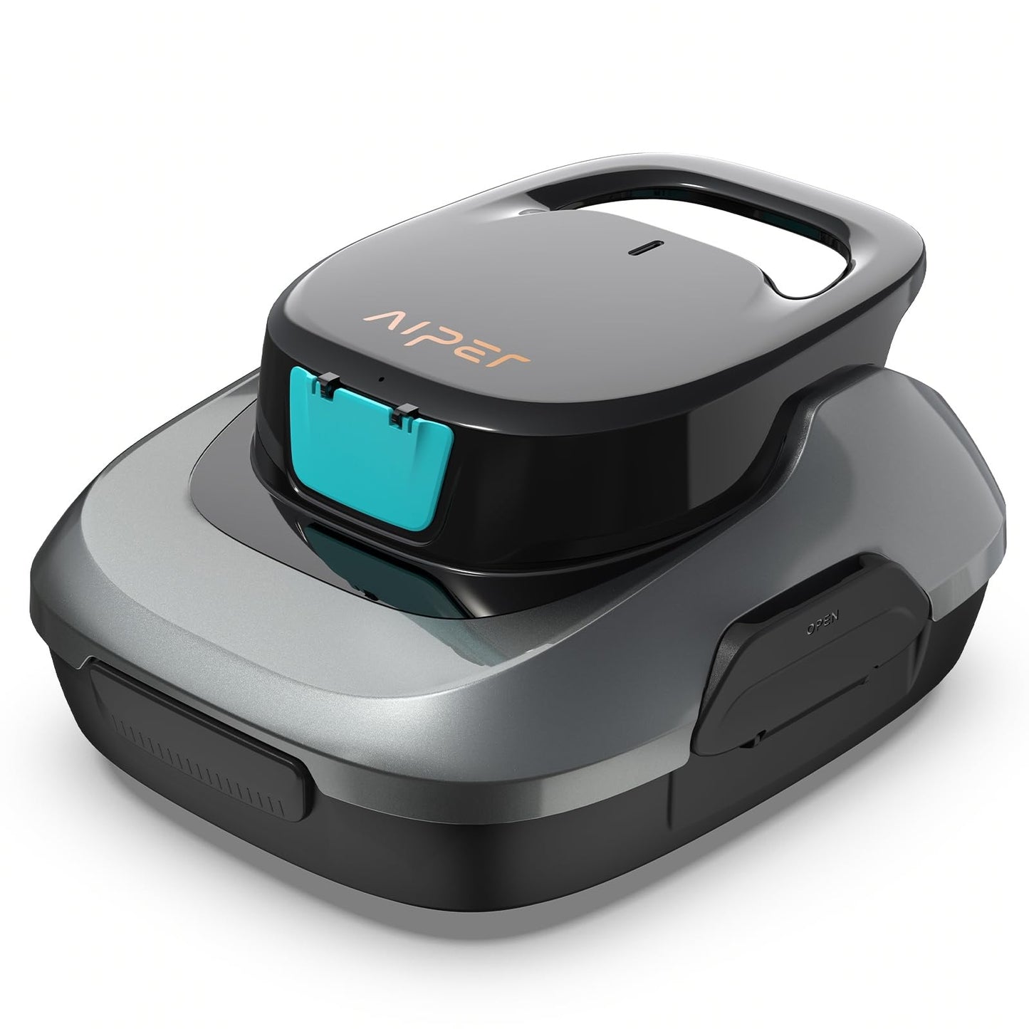AIPER Poolroboter Kabellos, 90 Min Laufzeit, Auto-Reinigung, Ideal für Aufstellpools