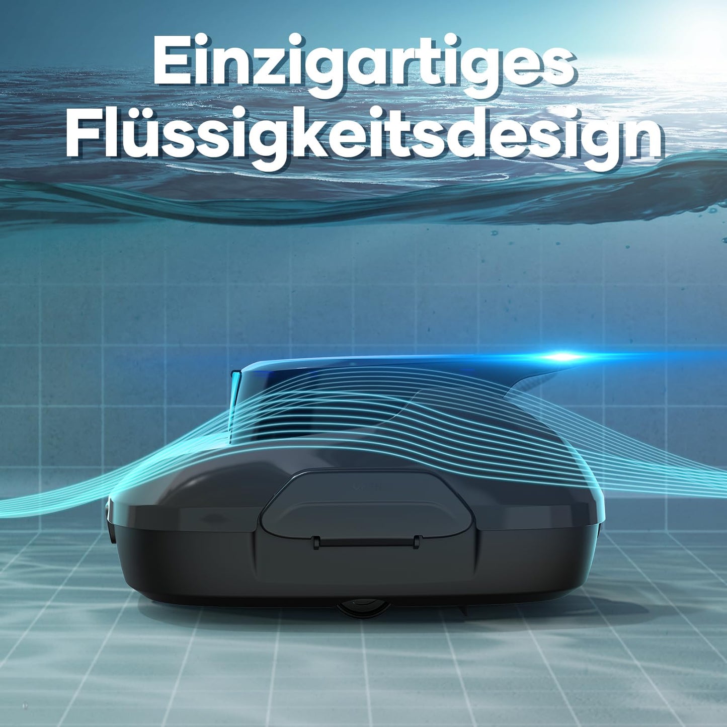 AIPER Poolroboter Kabellos, 90 Min Laufzeit, Auto-Reinigung, Ideal für Aufstellpools