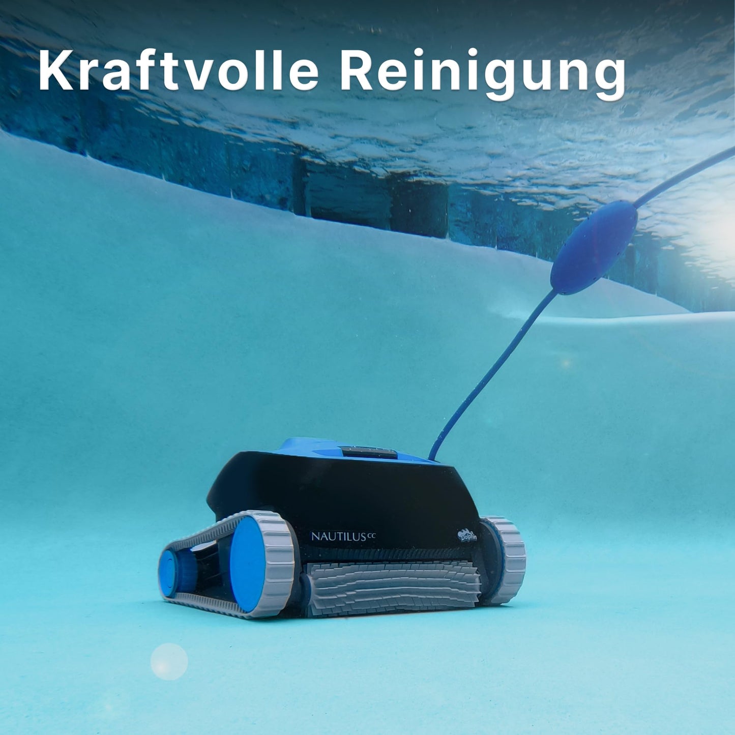 Dolphin Nautilus CC Poolroboter mit Kabel, Boden- & Wandreinigung, Für eingelassene Pools bis 10 m