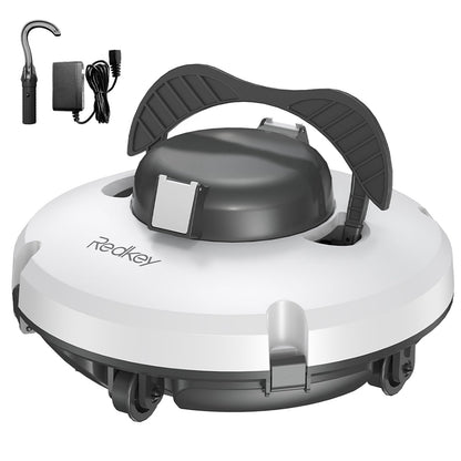 Redkey S100 Poolroboter Akku, 130 Min, 18° Steigung, Für Pools bis 100 m²