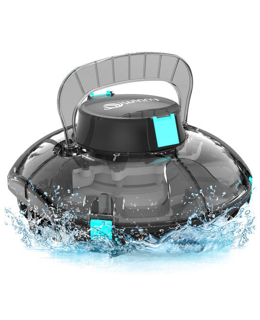 WINNY 200 Poolroboter Kabellos, Akku 75 Min, Für Aufstellpools bis 60 m², Kompakt